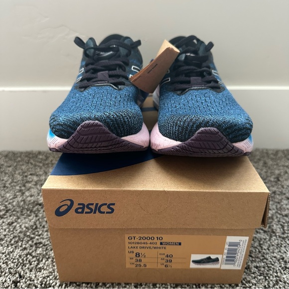 ASICS Women's GT-2000 10 Lake Drive/White Running Shoes, Size 8.5 - Picture 2 of 10